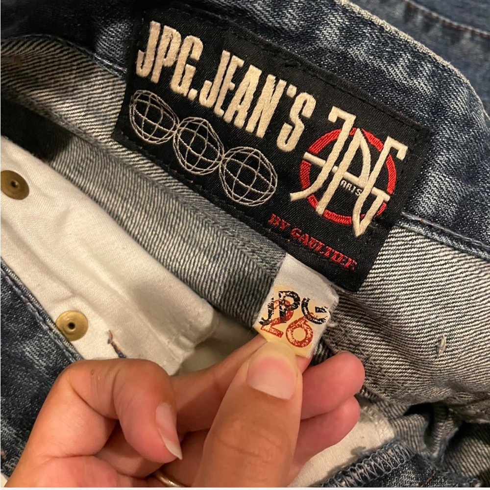 JPG JEANS LOW RISE - JEAN PAUL GAULTIER SIZE 25